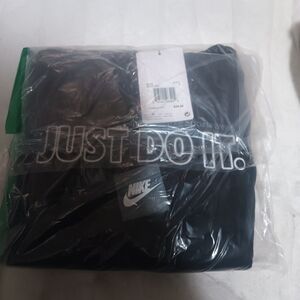 Nike Black Sweatshirt with Just Do It Slogan